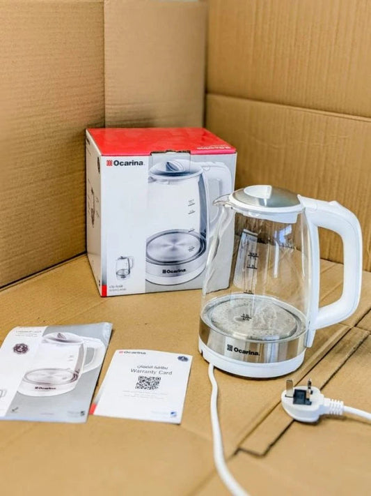 Dubai  Imported Ocarina Electric  Glass Kettle -1.7 Litter