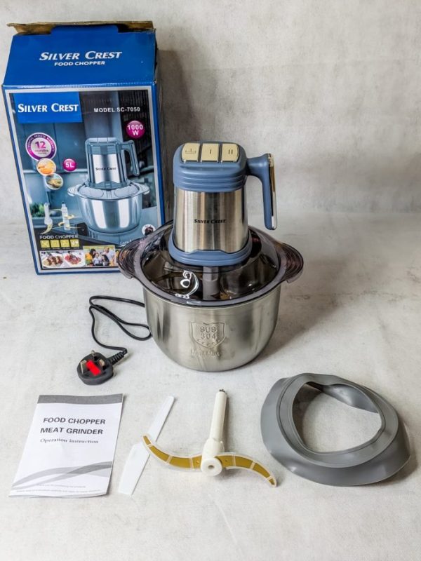 Germany Imported Silver Crest 5 Liter Food Chopper