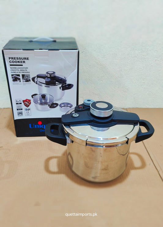 Imported Unique Pro 3 in 1  Stainless Steel Automatic Pressure Cooker - 4L + 6L