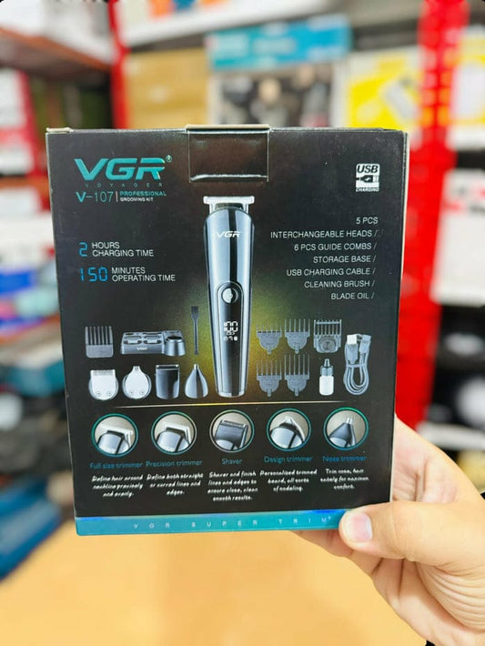 VGR 11in 1 Multi Grooming Trimmer Kit