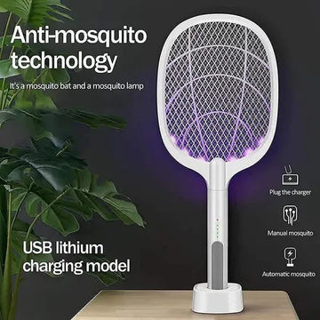 Dual Use Electric Mosquito Swatter H-825