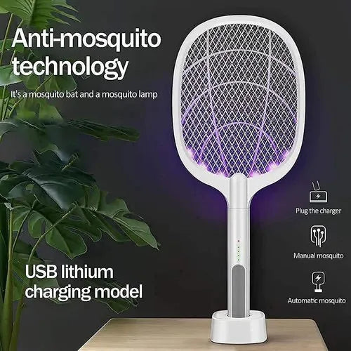 Dual Use Electric Mosquito Swatter H-825