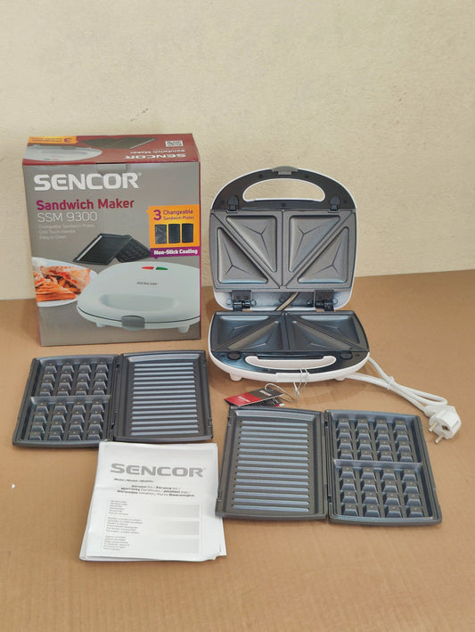 Imported SENCOR 3 in 1 Sandwich Maker SSM 9300
